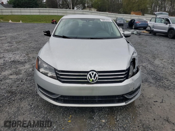 2013 Volkswagen Passat S with VIN 1VWAP7A34DC024241, listed as a Copart auction lot 49854295 with 89,221 mi miles and Salvage title. Bid and sale history available at DreamBid. Image 5.