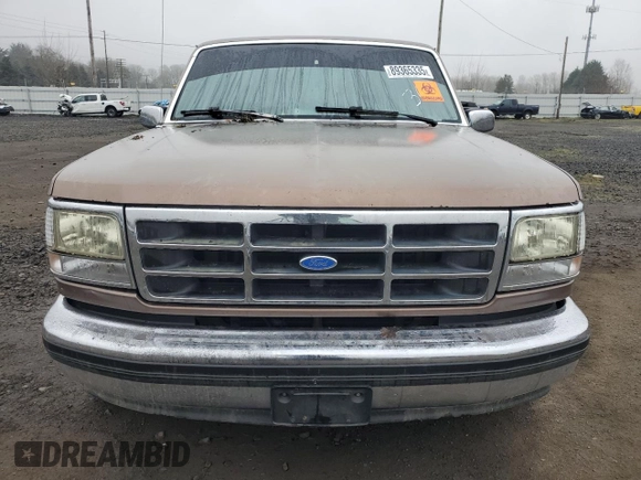 1993 Ford F-150 with VIN 1FTEX15N8PKB33583, listed as a Copart auction lot 89365335 with 0 mi miles and Salvage Title. Bid and sale history available at carsss.com. Image 5.