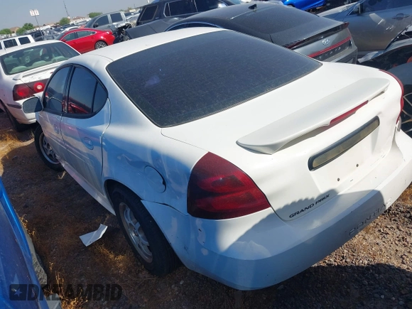 2006 Pontiac Grand Prix z VIN 2G2WP552161106794, wystawiony jako IAAI lot #39922042 z przebiegiem 181 505 mil mil oraz . Historia ofert i sprzedaży dostępna na DreamBid. Obrazek 3.