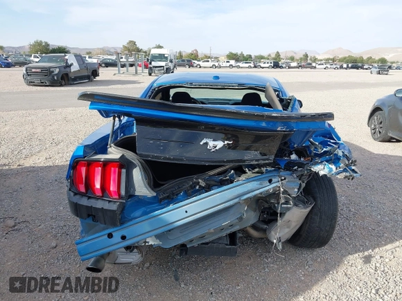 2019 Ford Mustang EcoBoost with VIN 1FA6P8THXK5185806, listed as a IAAI auction lot 42347754 with 18,920 mi miles and . Bid and sale history available at DreamBid. Image 16.