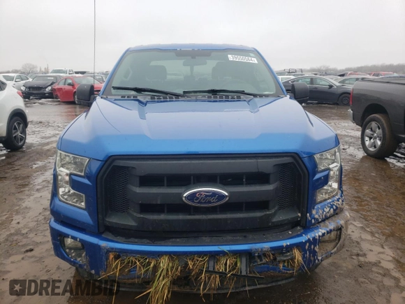 2015 Ford F-150 XL with VIN 1FTEW1CP9FKD16948, listed as a Copart auction lot 39550584 with Not Provided miles and Salvage Title. Bid and sale history available at DreamBid. Image 5.