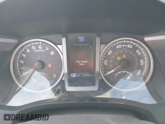 2018 Toyota Tacoma SR with VIN 3TMCZ5AN2JM134145, listed as a IAAI auction lot 41124645 with 61,302 mi miles. Bid and sale history available at carsss.com. Image 16.