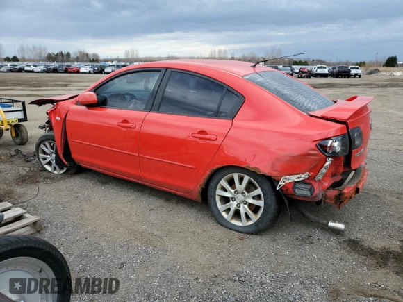 2009 Mazda Mazda3 i Touring Value with VIN JM1BK32F091187611, listed as a Copart auction lot 46657475 with 0 mi miles and Salvage Title. Bid and sale history available at carsss.com. Image 2.