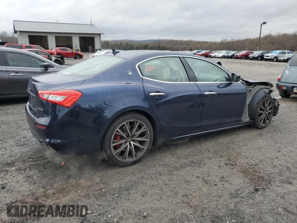 2019 Maserati Ghibli S Q4 GranLusso with VIN ZAM57YTL0K1323950, listed as a Copart auction lot 48691464 with 62,696 mi miles. Bid and sale history available at carsss.com. Image 3.