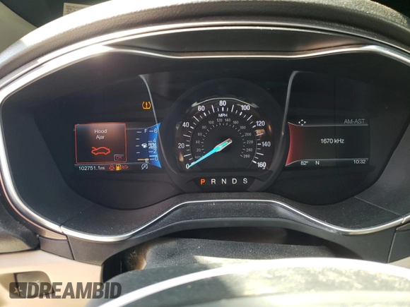 2017 Ford Fusion SE with VIN 3FA6P0HD6HR241480, listed as a Copart auction lot 61533055 with 102,751 mi miles and Clean title. Bid and sale history available at DreamBid. Image 9.