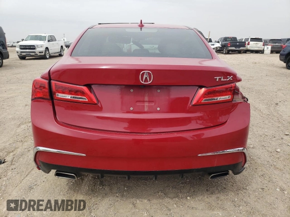 2019 Acura TLX with VIN 19UUB2F3XKA004967, listed as a Copart auction lot 51589345 with 97,325 mi miles and Salvage title. Bid and sale history available at DreamBid. Image 6.