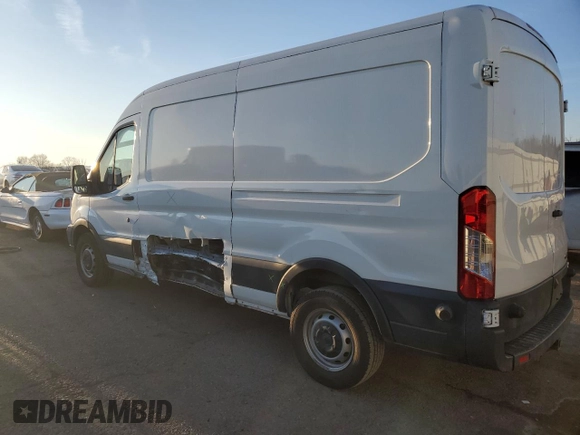 2017 Ford Transit with VIN 1FTYR2CM9HKA70549, listed as a Copart auction lot 47499355 with 82,738 mi miles and Salvage title. Bid and sale history available at DreamBid. Image 2.
