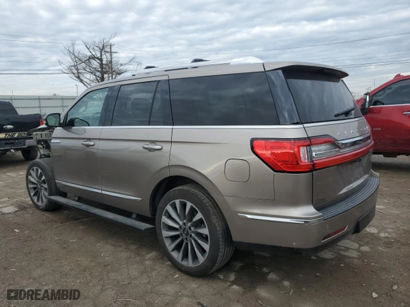 2020 Lincoln Navigator Reserve with VIN 5LMJJ2LT7LEL15137, listed as a Copart auction lot 86617784 with 55,464 mi miles and Salvage Title. Bid and sale history available at carsss.com. Image 2.
