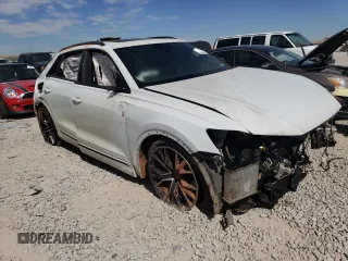 2021 Audi SQ8 Prestige z VIN WA1CWBF16MD008913, wystawiony jako Copart lot #64311523 z przebiegiem Nie podano mil oraz . Historia ofert i sprzedaży dostępna na DreamBid. Obrazek 4.