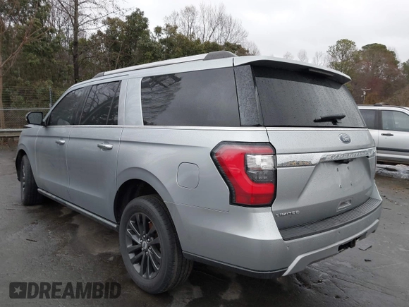 2020 Ford Expedition Max Limited with VIN 1FMJK1KT7LEA04464, listed as a IAAI auction lot 41485527 with 131,398 mi miles and . Bid and sale history available at DreamBid. Image 3.