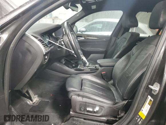 2019 BMW X3 xDrive30i with VIN 5UXTR9C50KLR05045, listed as a Copart auction lot 50721855 with 62,139 mi miles and Salvage Title. Bid and sale history available at DreamBid. Image 7.