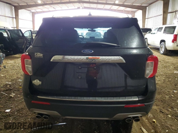 2022 Ford Explorer King Ranch with VIN 1FM5K7LCXNGA76706, listed as a Copart auction lot 83227544 with 28,879 mi miles and Salvage Title. Bid and sale history available at carsss.com. Image 6.