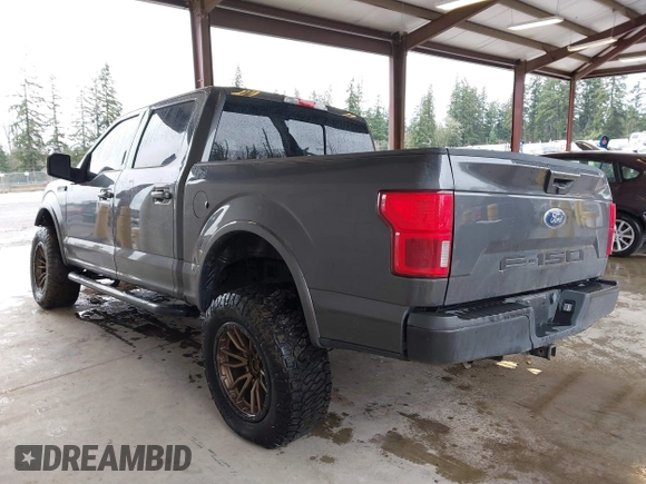 2020 Ford F-150 XL with VIN 1FTEW1EPXLKE25671, listed as a IAAI auction lot 41641393 with 63,398 mi miles and . Bid and sale history available at DreamBid. Image 3.