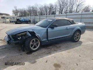 2007 Ford Mustang Deluxe with VIN 1ZVFT84N975336617, listed as a Copart auction lot 48984825 with 86,876 mi miles and Salvage Title. Bid and sale history available at carsss.com. Image 1.