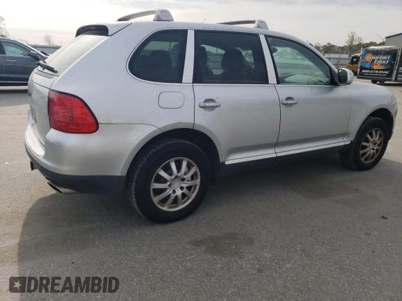 2004 Porsche Cayenne with VIN WP1AA29P54LA23905, listed as a Copart auction lot 46808945 with 232,504 mi miles and Clean Title. Bid and sale history available at carsss.com. Image 3.