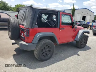 2014 Jeep Wrangler Sport z VIN 1C4AJWAG2EL147510, wystawiony jako Copart lot #62452445 z przebiegiem 132 941 mil mil oraz Czysty tytuł • Clean title. Historia ofert i sprzedaży dostępna na DreamBid. Obrazek 3.