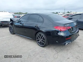 2024 Mercedes-Benz C 300 with VIN W1KAF4GBXRR231973, listed as a IAAI auction lot 41324526 with Not Provided miles and . Bid and sale history available at DreamBid. Image 3.