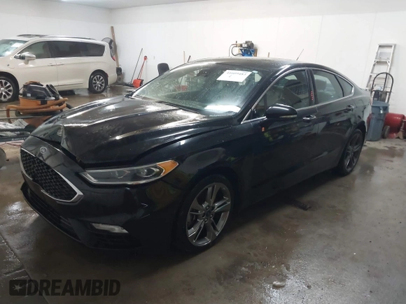 2017 Ford Fusion Sport with VIN 3FA6P0VP4HR154238, listed as a IAAI auction lot 41609483 with 94,508 mi miles. Bid and sale history available at carsss.com. Image 2.
