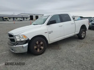 2019 Ram 1500 SLT with VIN 1C6RR6TT6KS683486, listed as a Copart auction lot 58198255 with 112,932 mi miles and Salvage title. Bid and sale history available at DreamBid. Image 1.