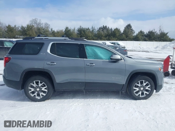 2021 GMC Acadia SLE with VIN 1GKKNKLS0MZ186986, listed as a IAAI auction lot 41597643 with 53,672 mi miles and . Bid and sale history available at DreamBid. Image 13.