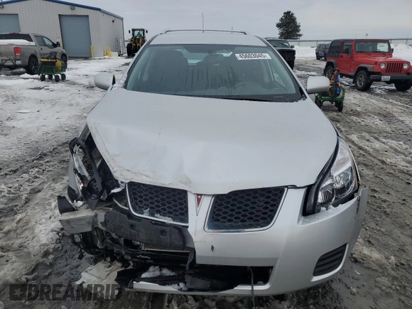2009 Pontiac Vibe with VIN 5Y2SM67039Z403517, listed as a Copart auction lot 45603045 with 158,530 mi miles and Salvage Title. Bid and sale history available at carsss.com. Image 5.