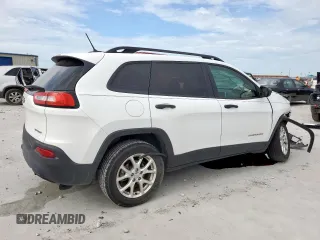 2015 Jeep Cherokee Sport with VIN 1C4PJLAB9FW632112, listed as a Copart auction lot 63265295 with 83,301 mi miles and Salvage title. Bid and sale history available at DreamBid. Image 3.