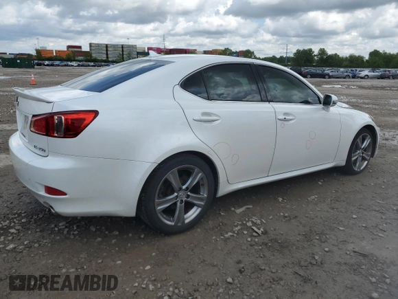 2012 Lexus IS 350 z VIN JTHBE5C24C5030273, wystawiony jako Copart lot #56987965 z przebiegiem 106 957 mil mil oraz Szkoda całkowita • Salvage title. Historia ofert i sprzedaży dostępna na DreamBid. Obrazek 3.