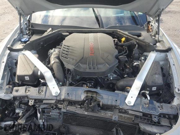 2022 Kia Stinger GT2 with VIN KNAE55LC2N6120216, listed as a Copart auction lot 85452554 with 23,896 mi miles and Salvage Title. Bid and sale history available at DreamBid. Image 12.