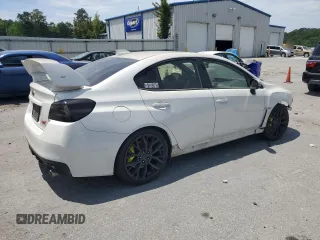2019 Subaru WRX STI with VIN JF1VA2R67K9813765, listed as a Copart auction lot 53445805 with 42,675 mi miles and Salvage title. Bid and sale history available at DreamBid. Image 3.