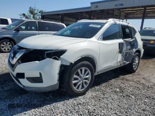 2017 Nissan Rogue SV with VIN KNMAT2MT0HP569901, listed as a Copart auction lot 53364085 with 107,225 mi miles and Salvage Title. Bid and sale history available at carsss.com. Image 1.