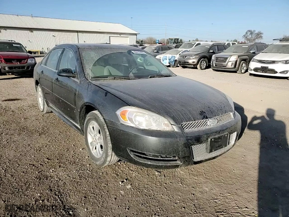 2013 Chevrolet Impala LS with VIN 2G1WF5E33D1194647, listed as a Copart auction lot 48412425 with 133,855 mi miles and Salvage Title. Bid and sale history available at carsss.com. Image 11.
