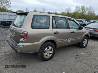 2006 Honda Pilot LX with VIN 2HKYF18166H504228, listed as a Copart auction lot 54903525 with 205,922 mi miles and Clean Title. Bid and sale history available at carsss.com. Image 3.