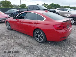2019 BMW 4 Series 430i with VIN WBA4J1C52KBM16194, listed as a IAAI auction lot 41985890 with 74,788 mi miles and . Bid and sale history available at carsss.com. Image 3.