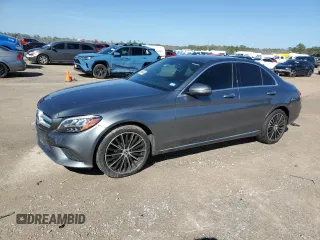 2019 Mercedes-Benz C 300 with VIN 55SWF8DB9KU301551, listed as a Copart auction lot 46486545 with 141,434 mi miles and Salvage Title. Bid and sale history available at DreamBid. Image 1.