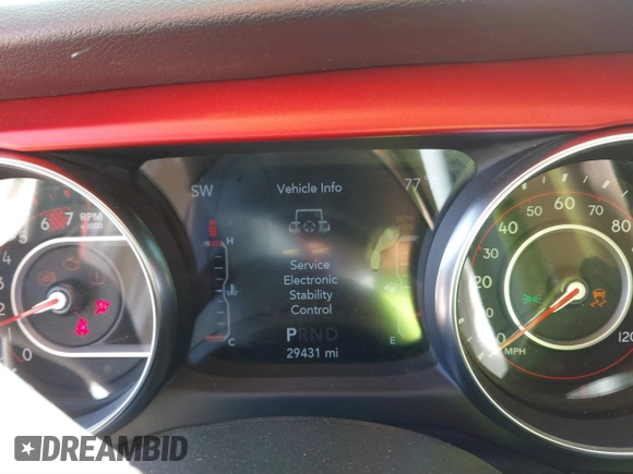 2019 Jeep Wrangler Unlimited Rubicon with VIN 1C4HJXFN7KW681365, listed as a IAAI auction lot 40686862 with 29,431 mi miles and . Bid and sale history available at DreamBid. Image 7.