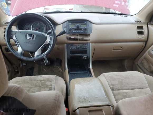 2004 Honda Pilot EX with VIN 5FNYF18454B002574, listed as a Copart auction lot 47296815 with 209,073 mi miles and Salvage Title. Bid and sale history available at carsss.com. Image 8.