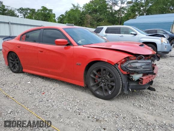 2020 Dodge Charger Scat Pack z VIN 2C3CDXGJ0LH121673, wystawiony jako Copart lot #54007845 z przebiegiem 73 071 mil mil oraz Szkoda całkowita • Salvage title. Historia ofert i sprzedaży dostępna na DreamBid. Obrazek 4.