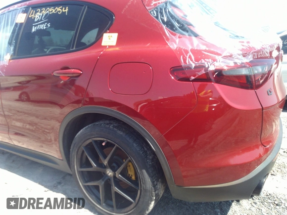 2019 Alfa Romeo Stelvio Ti with VIN ZASPAKBN1K7C49148, listed as a IAAI auction lot 42205054 with 47,338 mi miles and . Bid and sale history available at DreamBid. Image 18.