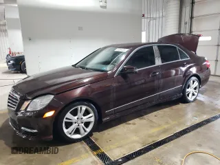 2013 Mercedes-Benz E-Class E 350 Luxury with VIN WDDHF8JB8DA710656, listed as a Copart auction lot 53504205 with 121,240 mi miles and Salvage Title. Bid and sale history available at carsss.com. Image 1.