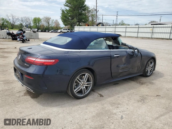 2018 Mercedes-Benz E-Class E 400 with VIN WDD1K6GB2JF052758, listed as a Copart auction lot 50656174 with 36,736 mi miles. Bid and sale history available at carsss.com. Image 3.