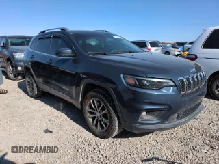 2020 Jeep Cherokee Latitude Plus with VIN 1C4PJMLB7LD602469, listed as a Copart auction lot 59229305 with 92,698 mi miles and Salvage title. Bid and sale history available at DreamBid. Image 4.