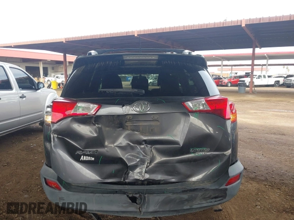 2013 Toyota RAV4 Limited with VIN 2T3DFREV5DW067431, listed as a IAAI auction lot 41809112 with 136,176 mi miles. Bid and sale history available at carsss.com. Image 15.