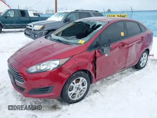 2016 Ford Fiesta SE with VIN 3FADP4BJ9GM159803, listed as a IAAI auction lot 41629525 with 1 mi miles. Bid and sale history available at carsss.com. Image 2.