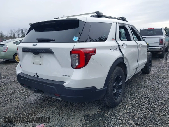 2022 Ford Explorer Timberline z VIN 1FMSK8JH8NGC38906, wystawiony jako IAAI lot #41620210 z przebiegiem 47 945 mil mil oraz . Historia ofert i sprzedaży dostępna na DreamBid. Obrazek 4.