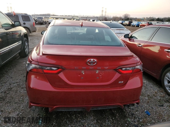 2021 Toyota Camry SE Nightshade with VIN 4T1G11AK9MU467168, listed as a Copart auction lot 79704324 with 0 mi miles and Salvage Title. Bid and sale history available at carsss.com. Image 6.