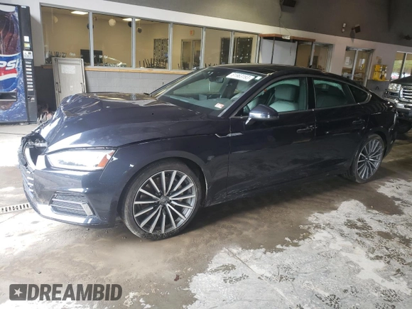 2018 Audi A5 Sportback Premium Plus with VIN WAUBNCF54JA054845, listed as a Copart auction lot 81963193 with 66,074 mi miles. Bid and sale history available at carsss.com. Image 1.