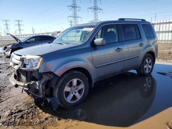 2009 Honda Pilot EX with VIN 5FNYF48489B010130, listed as a Copart auction lot 46367015 with 183,742 mi miles and Salvage Title. Bid and sale history available at carsss.com. Image 1.