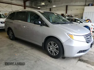 2012 Honda Odyssey EX-L with VIN 5FNRL5H65CB141026, listed as a Copart auction lot 54247635 with 107,679 mi miles and Non Repairable. Bid and sale history available at carsss.com. Image 4.
