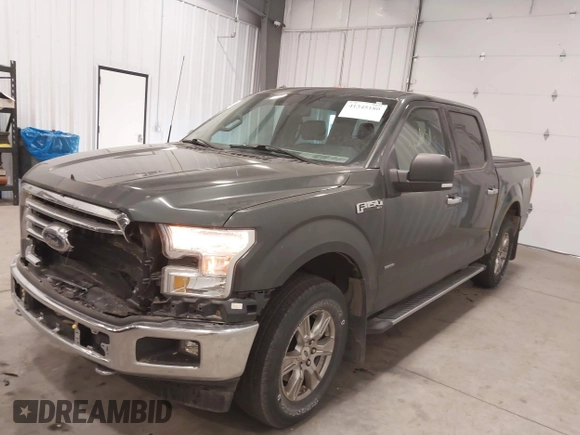 2015 Ford F-150 XLT with VIN 1FTEW1EP0FKE41589, listed as a IAAI auction lot 41345180 with 152,772 mi miles. Bid and sale history available at carsss.com. Image 2.