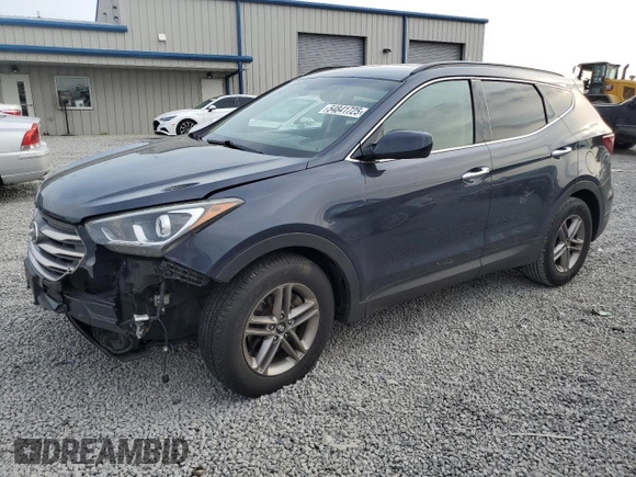 2017 Hyundai Santa Fe 2.4L with VIN 5NMZU3LB7HH026312, listed as a Copart auction lot 54841725 with 148,463 mi miles and Salvage title. Bid and sale history available at DreamBid. Image 1.